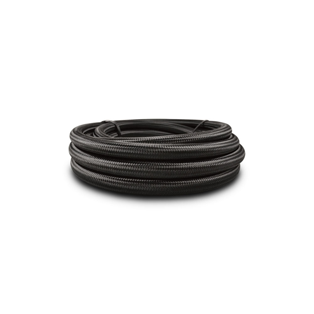 Vibrant Fuel Hose 11968; -08 AN 10 ft. Black Racing Hose 