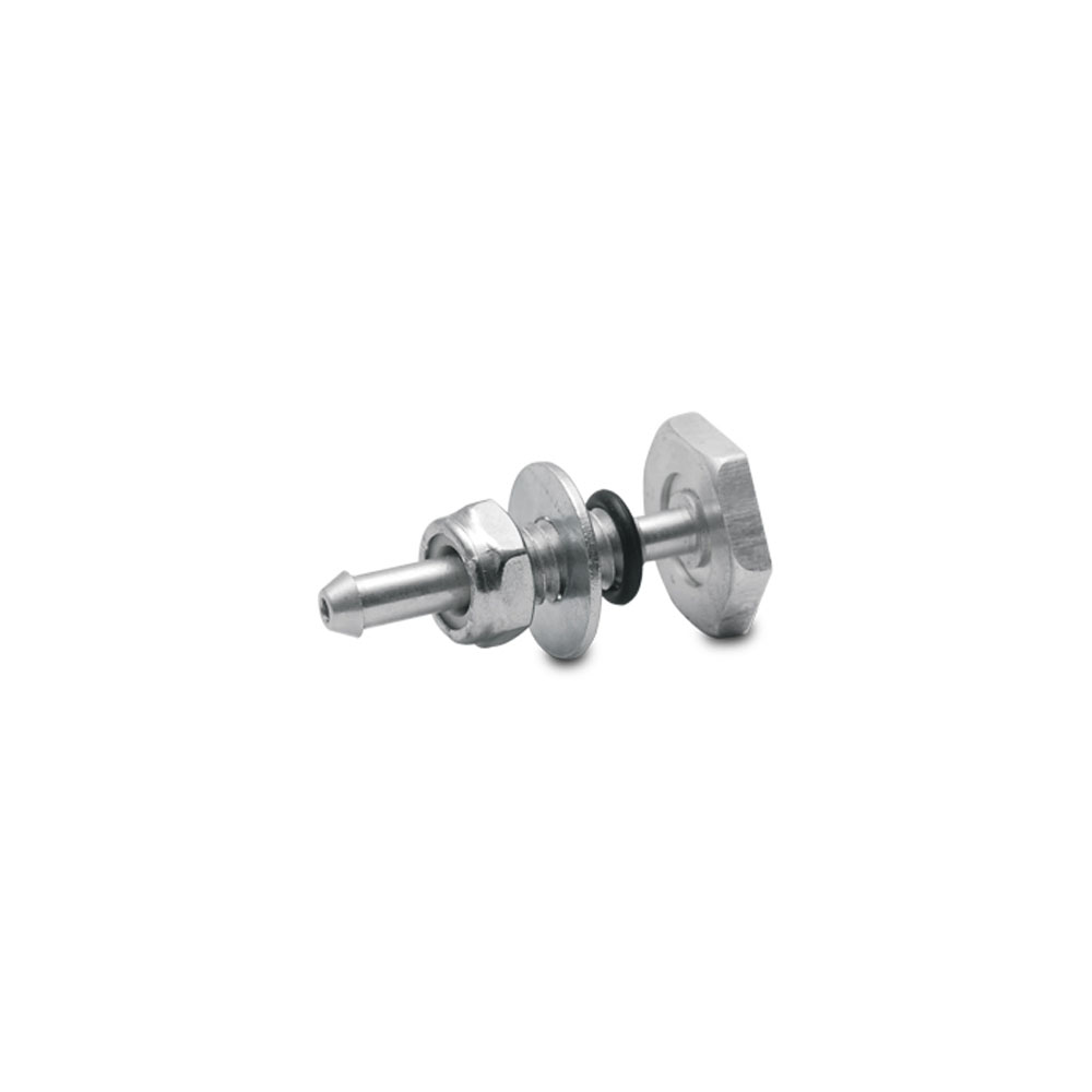 Vibrant Vacuum Line Fitting 12890; Silicone Push Through Barb Natural 5/32 in. Hose Barb Straight 