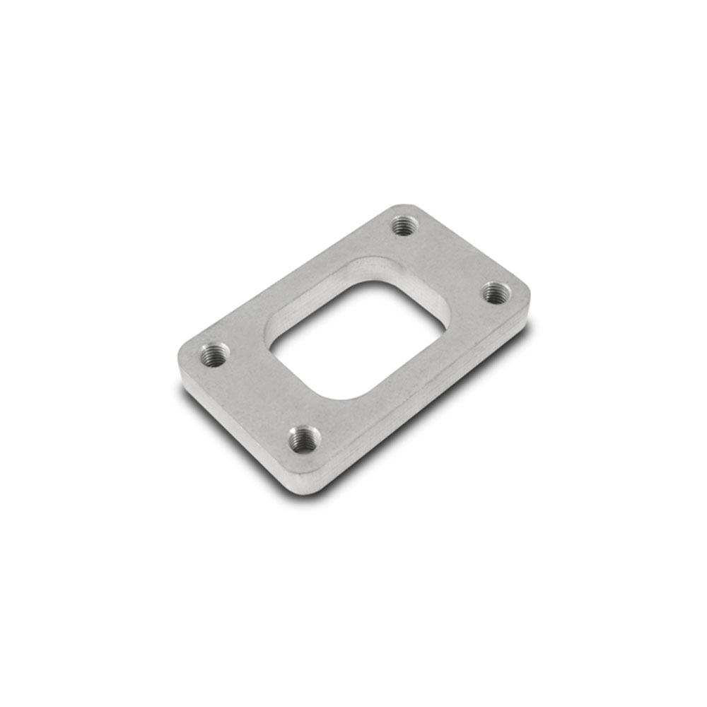Vibrant Turbocharger Flange 1400; Open Stainless Steel Garrett T3, Borg Warner EFR7064, EFR7670 Turbine Inlet 