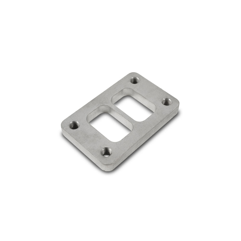 Vibrant Turbocharger Flange 1445; Divided Stainless Steel Garrett GT3271, T3 Turbine Inlet 
