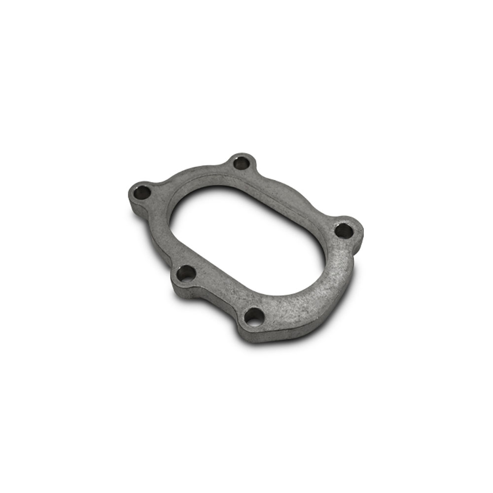 Vibrant Turbocharger Flange 14480; Open Stainless Steel Garrett GT25R, GT2854R, GT2859R, GT2860R, GT2860RS, GT2871R Turbine Outlet 