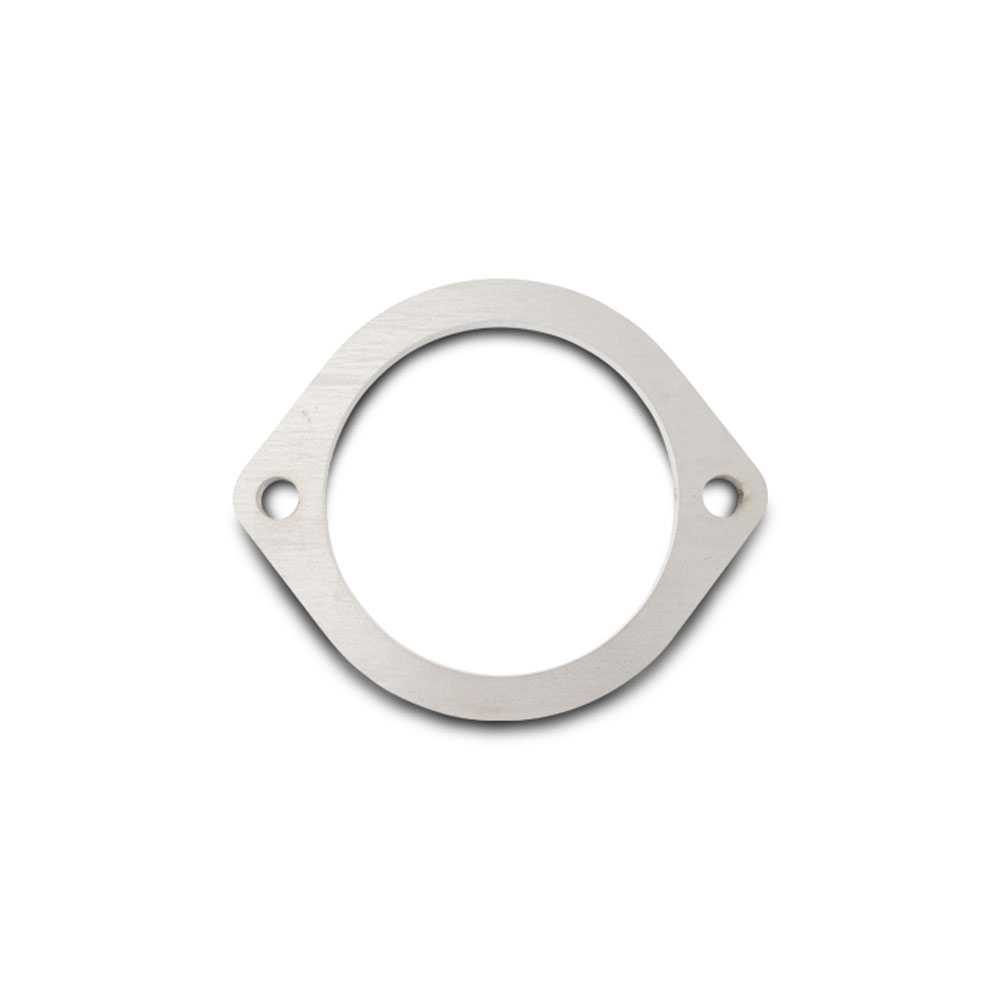 Vibrant Exhaust Flange 1473S; Round 3.000 in. 3.000 in. 2 Bolt Natural Stainless Steel 