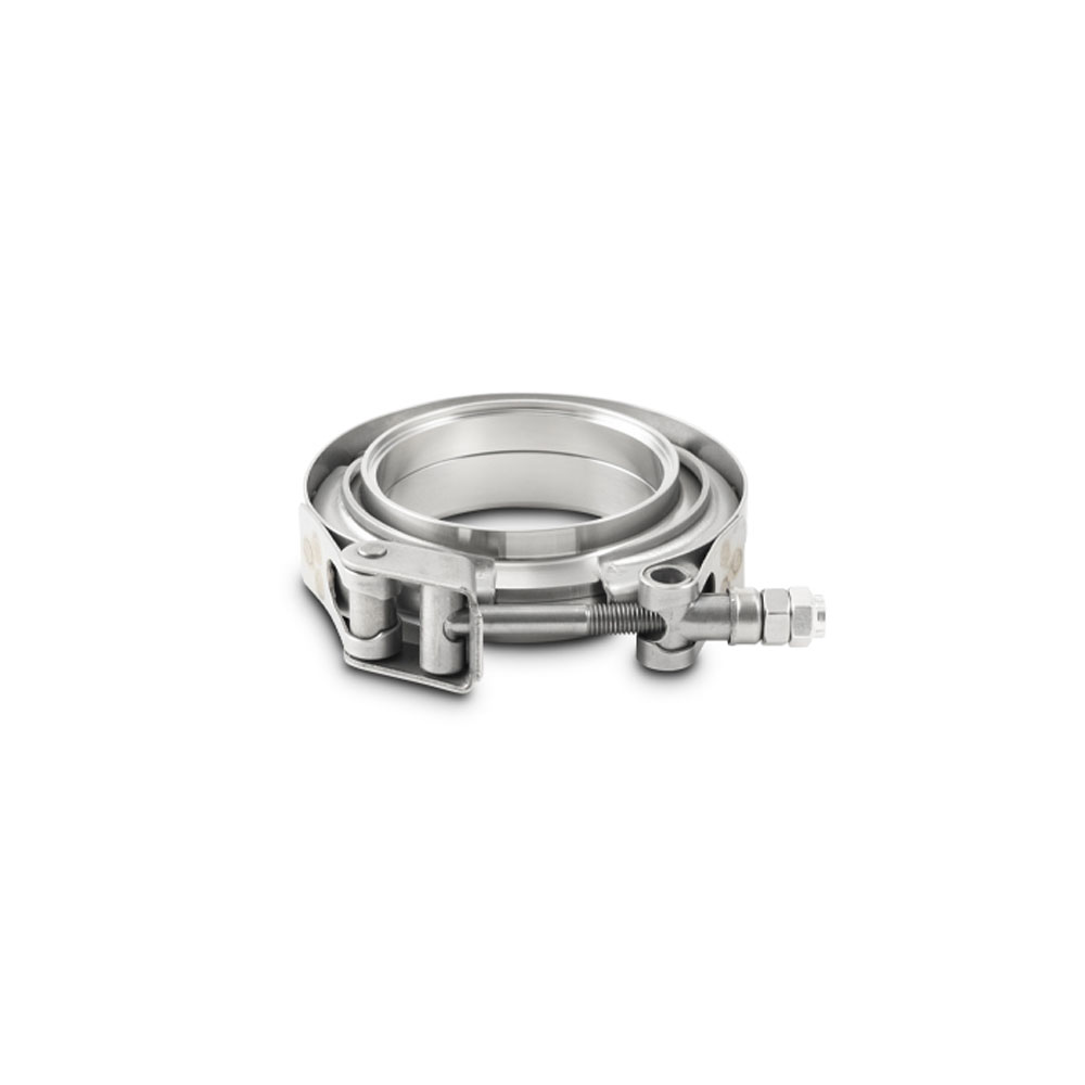 Vibrant Exhaust Clamp 1490; Quick Release V-Band Clamp 2.500 in. Stainless Steel V-Band 