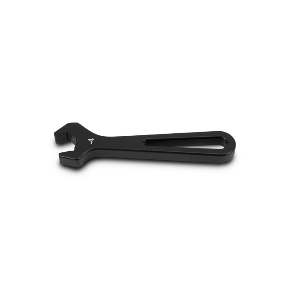 Vibrant AN Wrench 20904; Single Open End Black Anodized Aluminum -04AN 