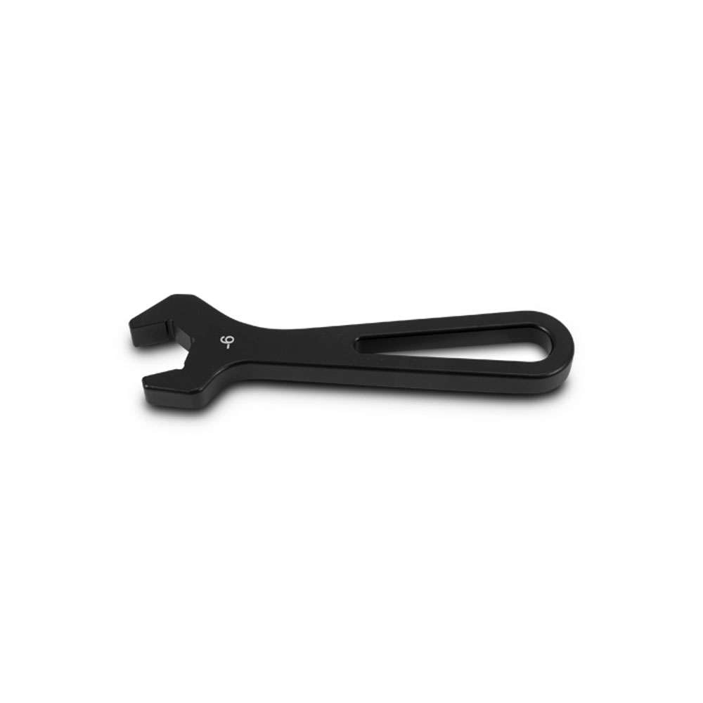 Vibrant AN Wrench 20906; Single Open End Black Anodized Aluminum -06AN 