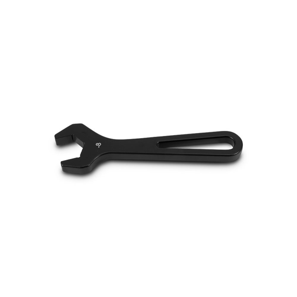 Vibrant AN Wrench 20908; Single Open End Black Anodized Aluminum -08AN 