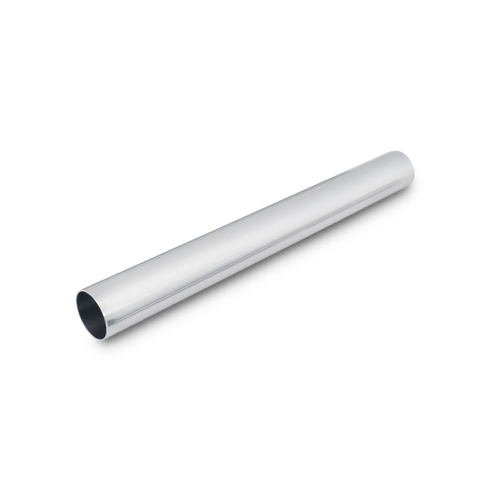 Vibrant Air Intake Tube 2174; 1.700 mm 2.500 in. Straight Polished Aluminum 