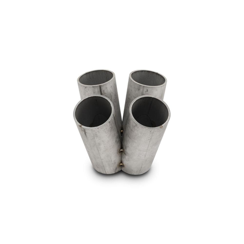 Vibrant Exhaust Header Collector 2451; 1.875 in. Weld On Turbo 4 to 1 Merge Collector Stainless Steel 