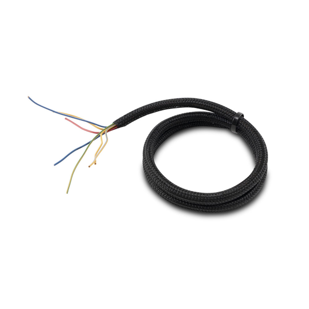 Vibrant Wire Sleeving 25806; Flexible Split Sleeving 1.500 in. 5 ft. Black Polymer 