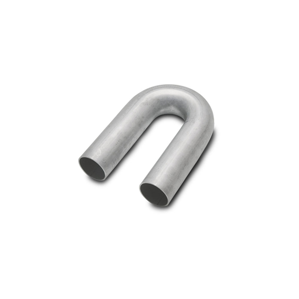 Vibrant Exhaust Pipe 2696; Mandrel Bend 1.650 mm 1.750 in. 180 deg. Natural 304 Stainless Steel 