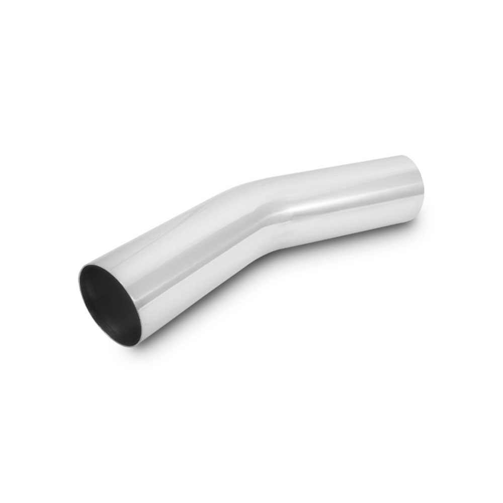 Vibrant Air Intake Tube 2809; 1.500 mm 2.750 in 30 deg. Polished Aluminum 