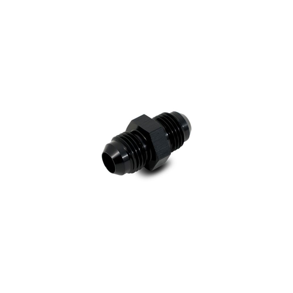 Vibrant Performance AN Fitting 10231; AN to AN Union Black -04AN Male Straight -04AN Male 