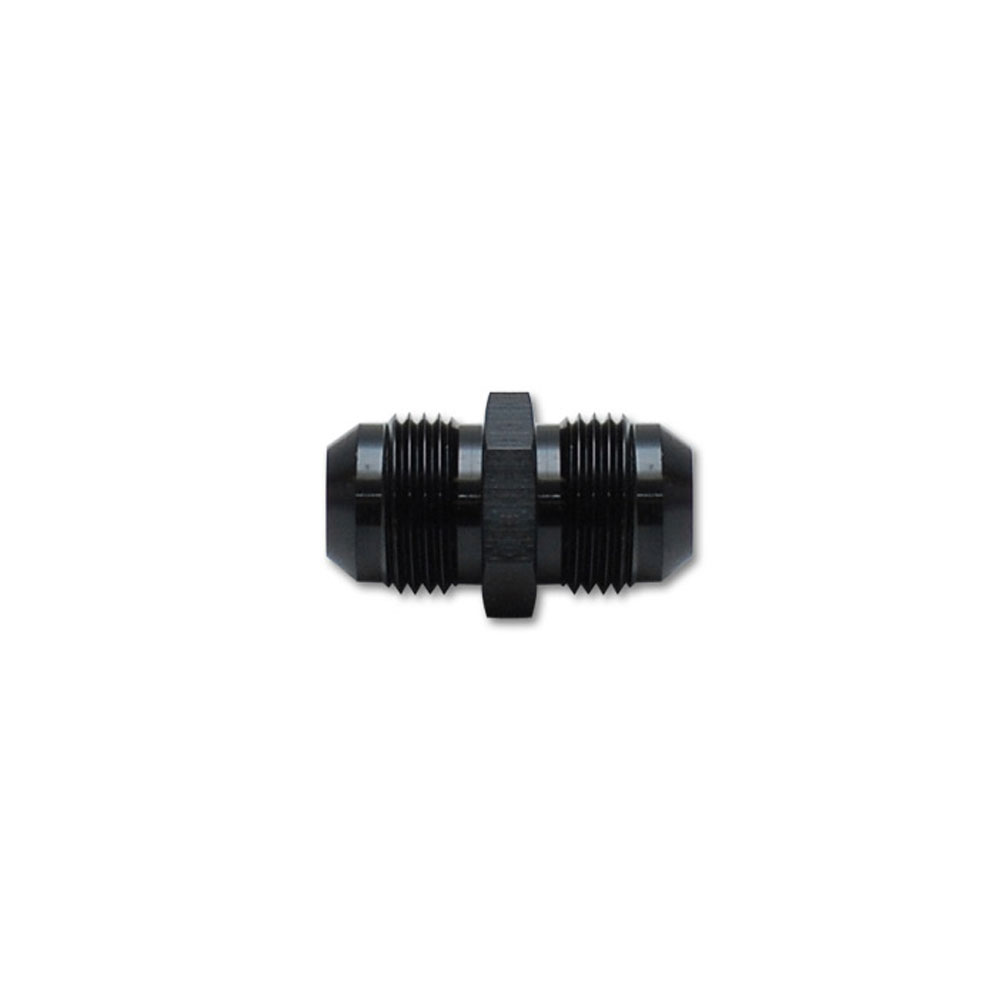 Vibrant Performance AN Fitting 10231; AN to AN Union Black -04AN Male Straight -04AN Male 