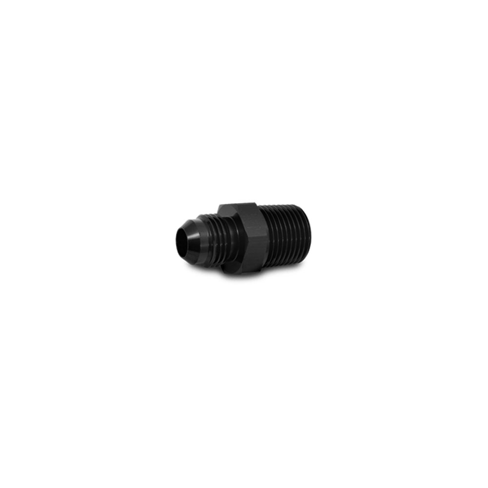 Vibrant Performance AN Fitting 10291; AN to NPT Adapter Black -03AN Male Straight 1/8 in. NPT Male 