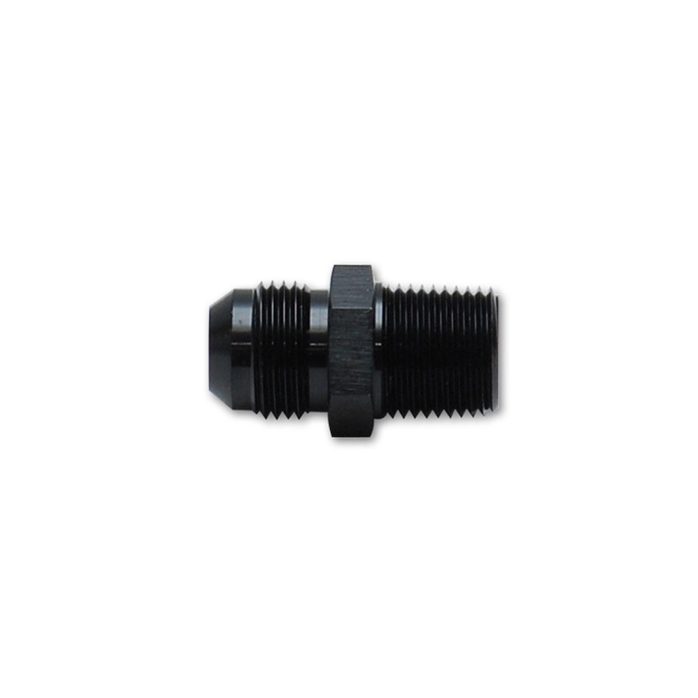 Vibrant Performance AN Fitting 10291; AN to NPT Adapter Black -03AN Male Straight 1/8 in. NPT Male 