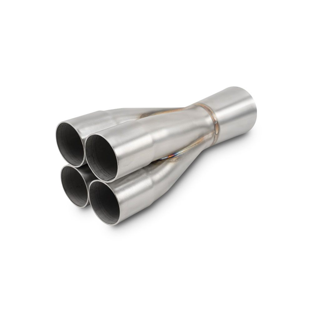 Vibrant Performance Exhaust Header Collector 10305; 1.875 in. 3.000 in. Slip Fit 4-1 Merge Collector Stainless Steel 