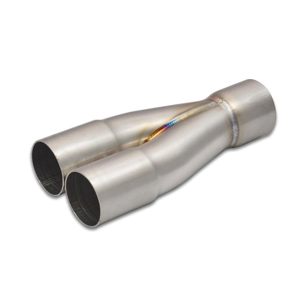 Vibrant Performance Exhaust Header Collector 10350; 1.500 in. 1.750 in. Slip Fit 2-1 Merge Collector Stainless Steel 