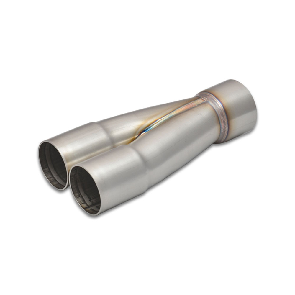 Vibrant Performance Exhaust Header Collector 10351; 1.625 in. 2.000 in. Slip Fit 2-1 Merge Collector Stainless Steel 