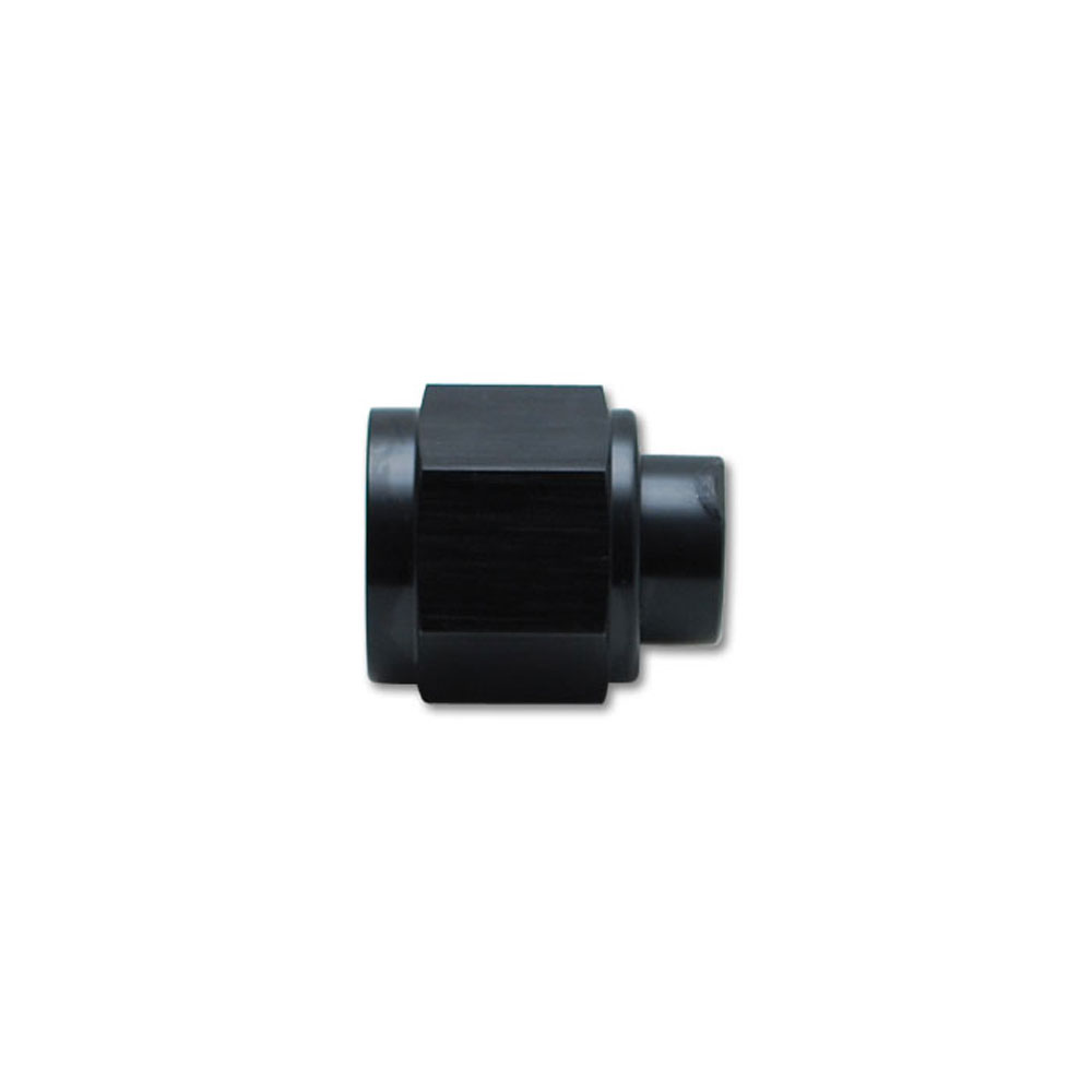 Vibrant Performance AN Fitting 10450; AN Flare Cap Black -03AN Female Straight Hex Head 