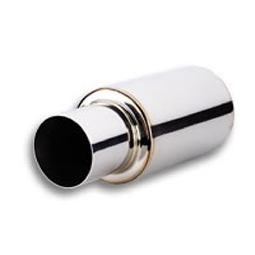 Vibrant Exhaust Muffler 1062; TPV Stainless Steel 3.000 in. Center 4.000 in. Center 