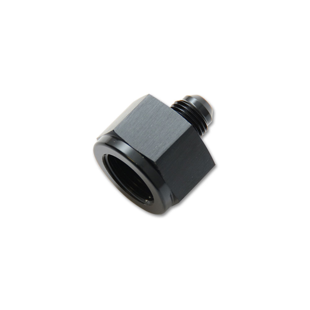 Vibrant Performance AN Fitting 10830; AN to AN Reducer AN to AN Reducer Black -04AN Female Straight -03AN Male 