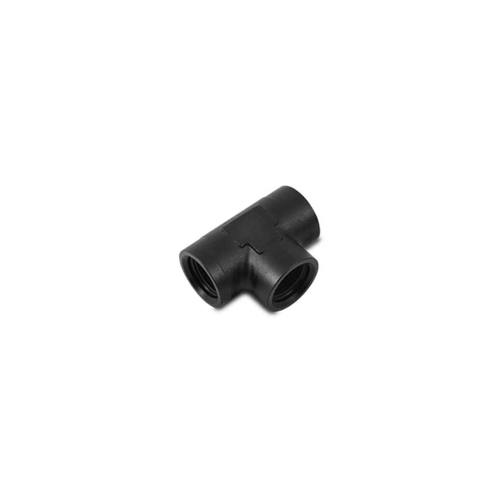 Vibrant Performance AN Fitting 10871; AN to AN Tee Black -04AN Female Tee -04AN Female -04AN Female 