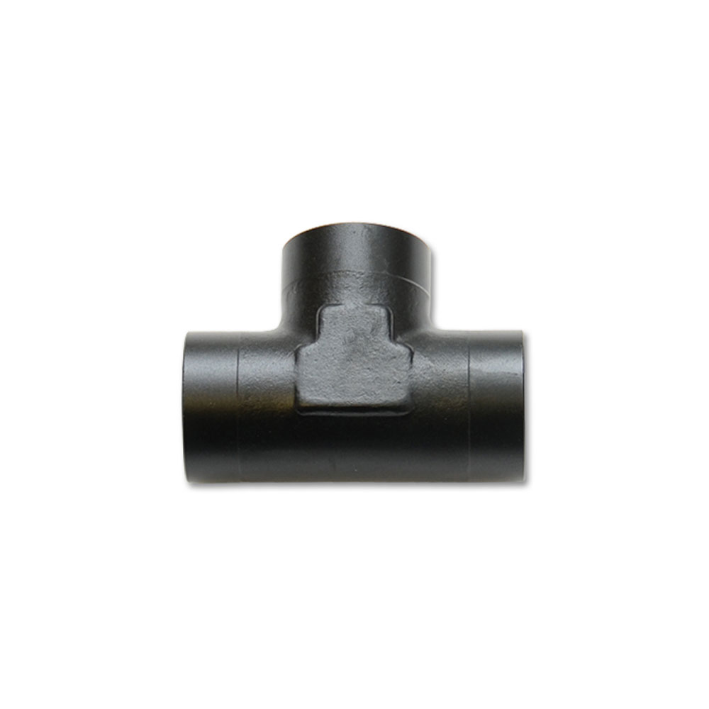 Vibrant Performance AN Fitting 10871; AN to AN Tee Black -04AN Female Tee -04AN Female -04AN Female 
