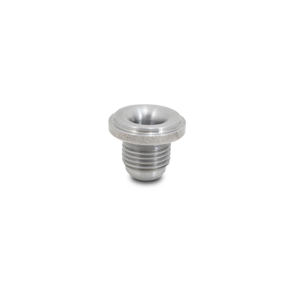Vibrant Performance Weld-On Fitting 11250; Weld On Bung Natural -04AN Male Straight 0.750 in. 