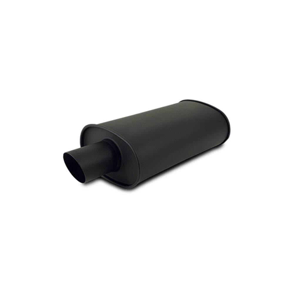 Vibrant Performance Exhaust Muffler 1147; Stainless Steel 3.000 in. Center 3.000 in. Center 