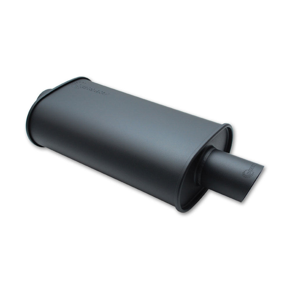 Vibrant Performance Exhaust Muffler 1147; Stainless Steel 3.000 in. Center 3.000 in. Center 