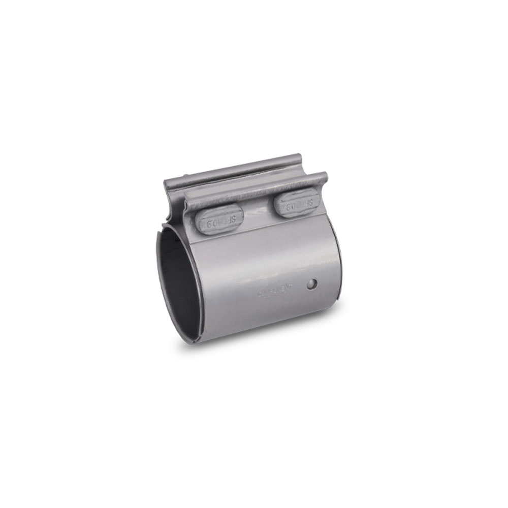 Vibrant Exhaust Clamp 1171; Torca TC Series 2.500 in. Stainless Steel Band Clamp, Butt Joint 