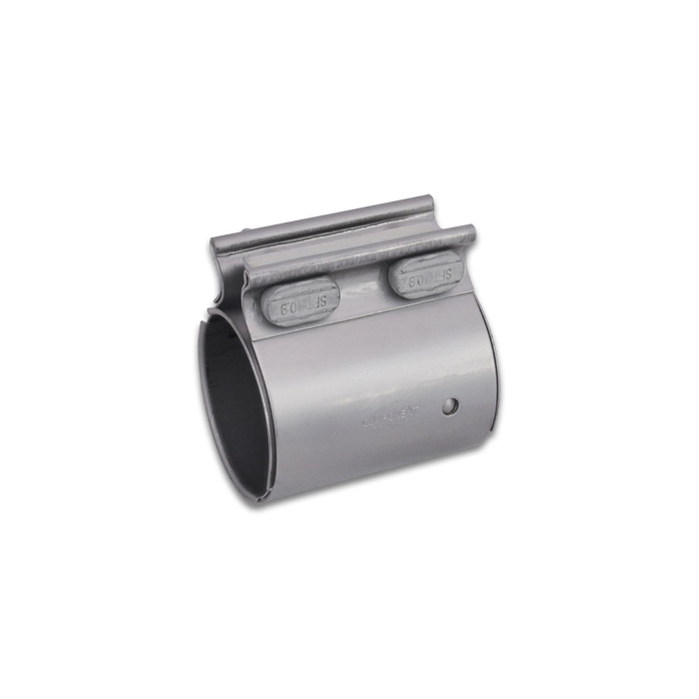 Vibrant Exhaust Clamp 1171; Torca TC Series 2.500 in. Stainless Steel Band Clamp, Butt Joint 