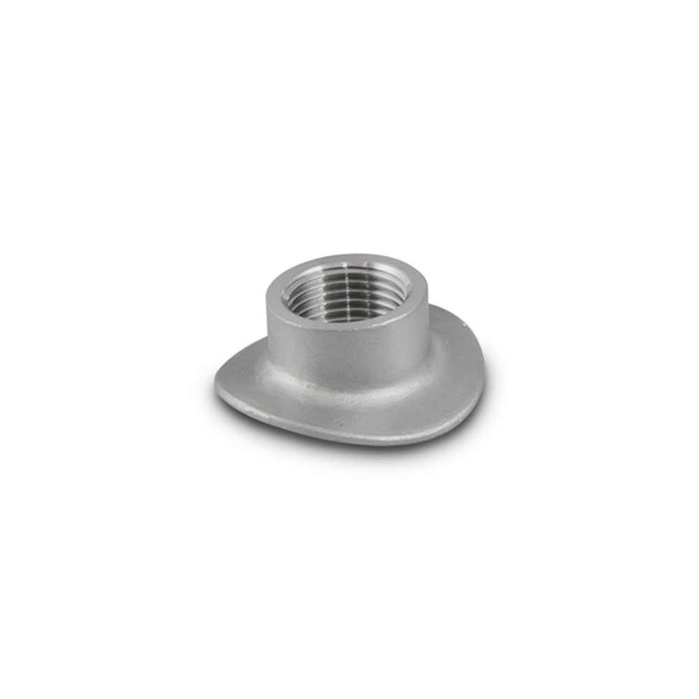 Vibrant Performance Oxygen Sensor Bung 1188; M18 x 1.5 Weld On Stainless Steel Saddle 