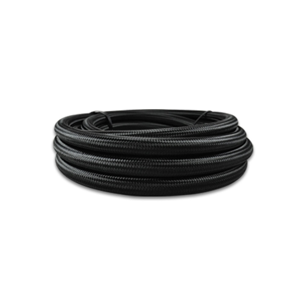 Vibrant Performance Fuel Hose 11954; -04 AN 2 ft. Black Racing Hose 