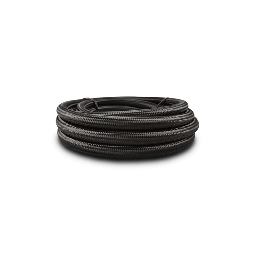 Vibrant Fuel Hose 11982; -12 AN 20 ft. Black Racing Hose 