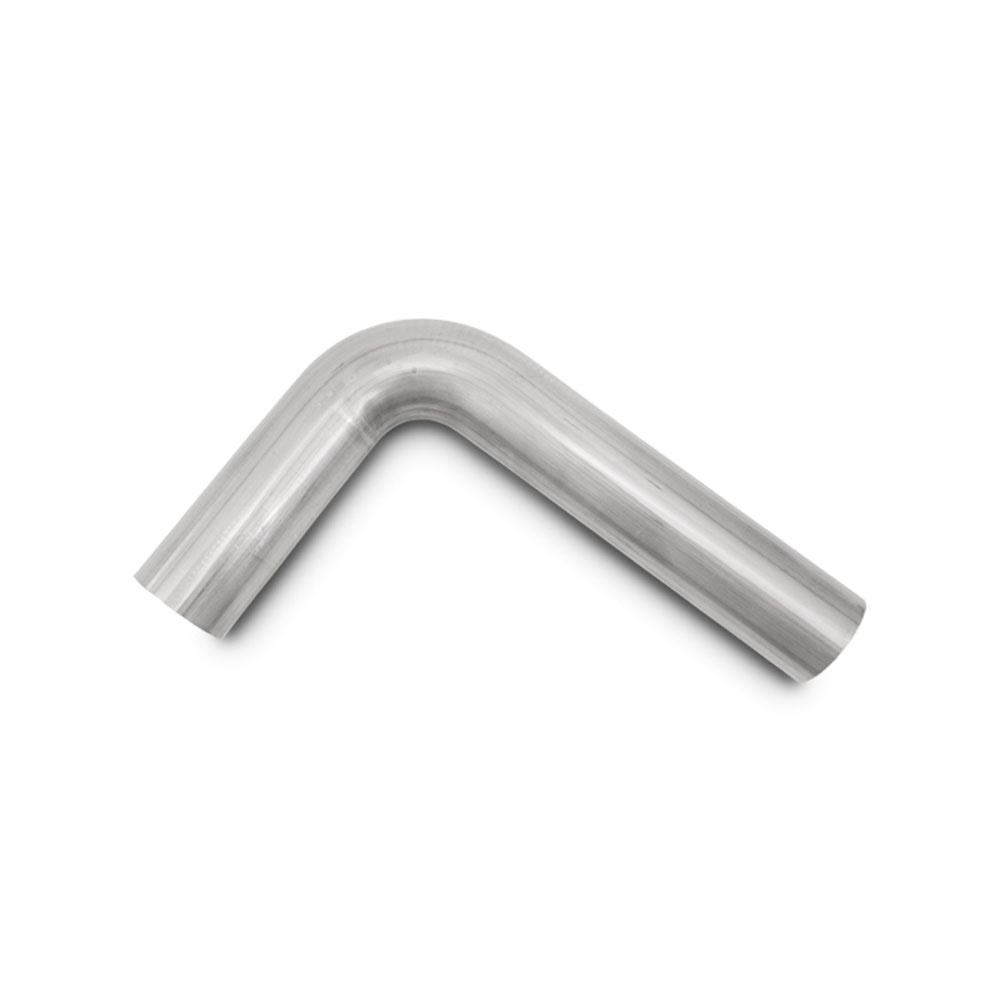 Vibrant Performance Exhaust Pipe 13036; 16 Gauge 2.000 in. 90 deg. Natural Stainless Steel 