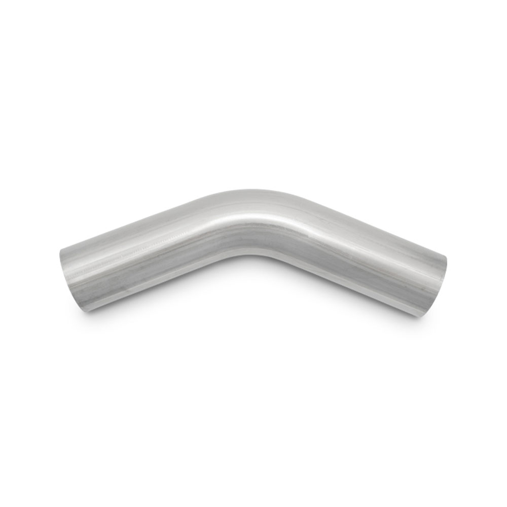 Vibrant Performance Exhaust Pipe 13096; 16 Gauge 2.000 in. 45 deg. Natural Stainless Steel 