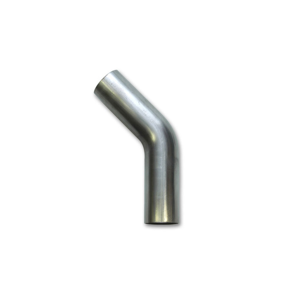 Vibrant Performance Exhaust Pipe 13096; 16 Gauge 2.000 in. 45 deg. Natural Stainless Steel 