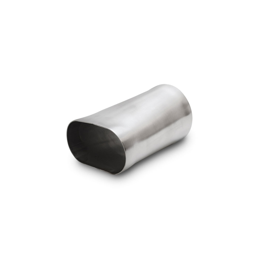 Vibrant Performance Exhaust Pipe Adapter 13170; Oval to Round Adapter 