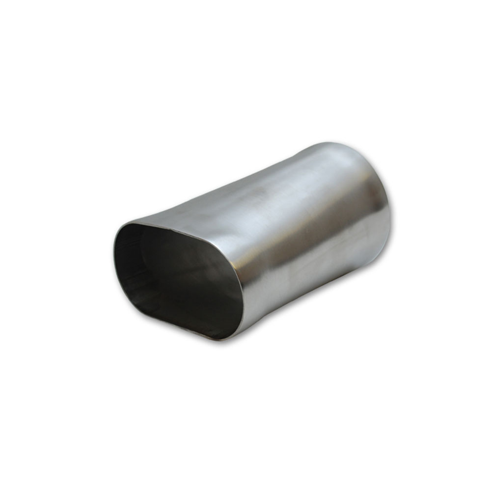 Vibrant Performance Exhaust Pipe Adapter 13170; Oval to Round Adapter 