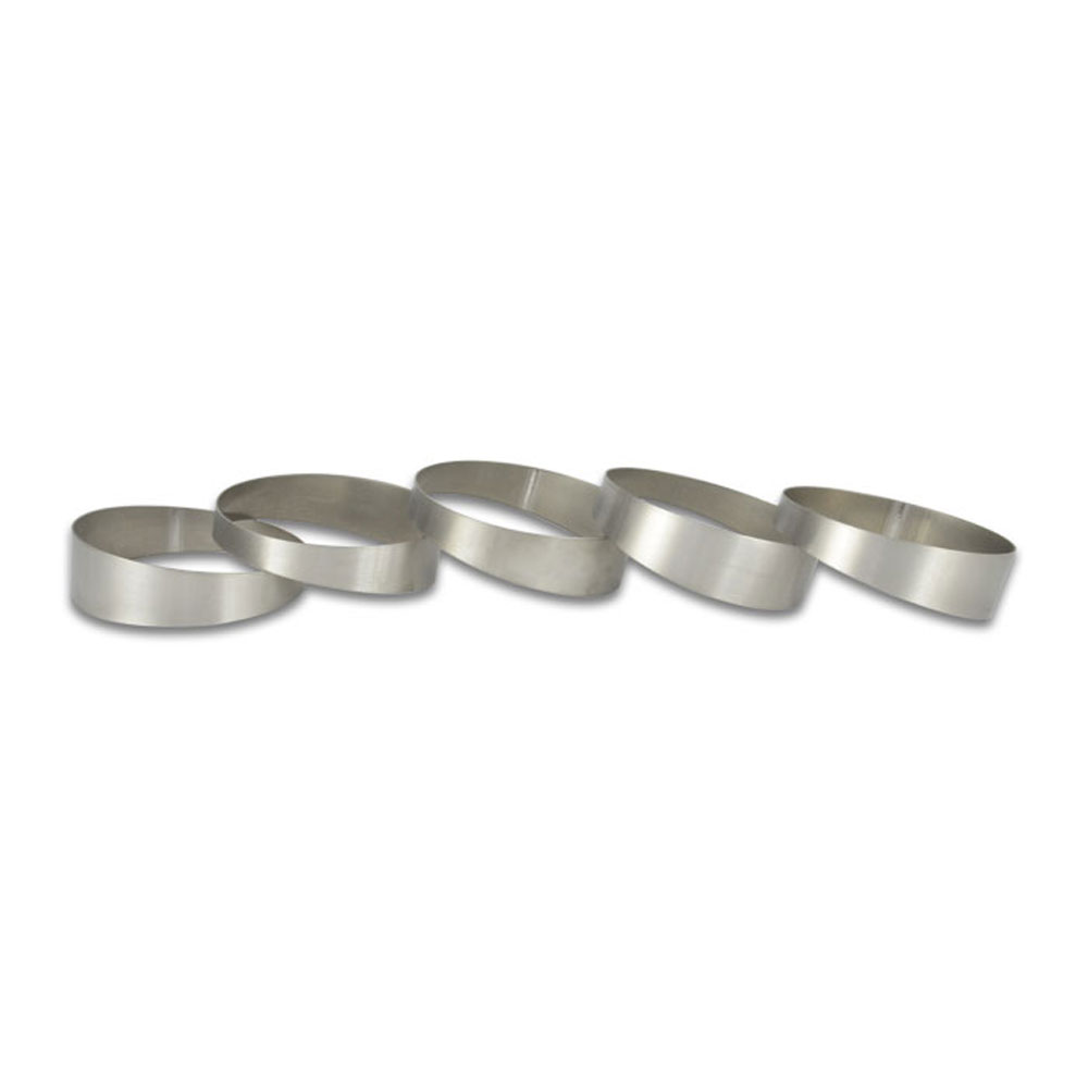 Vibrant Performance Exhaust Pipe 13272; 1.000 mm 2.500 in. 45 deg. (5 x 9 deg.) Natural Titanium 