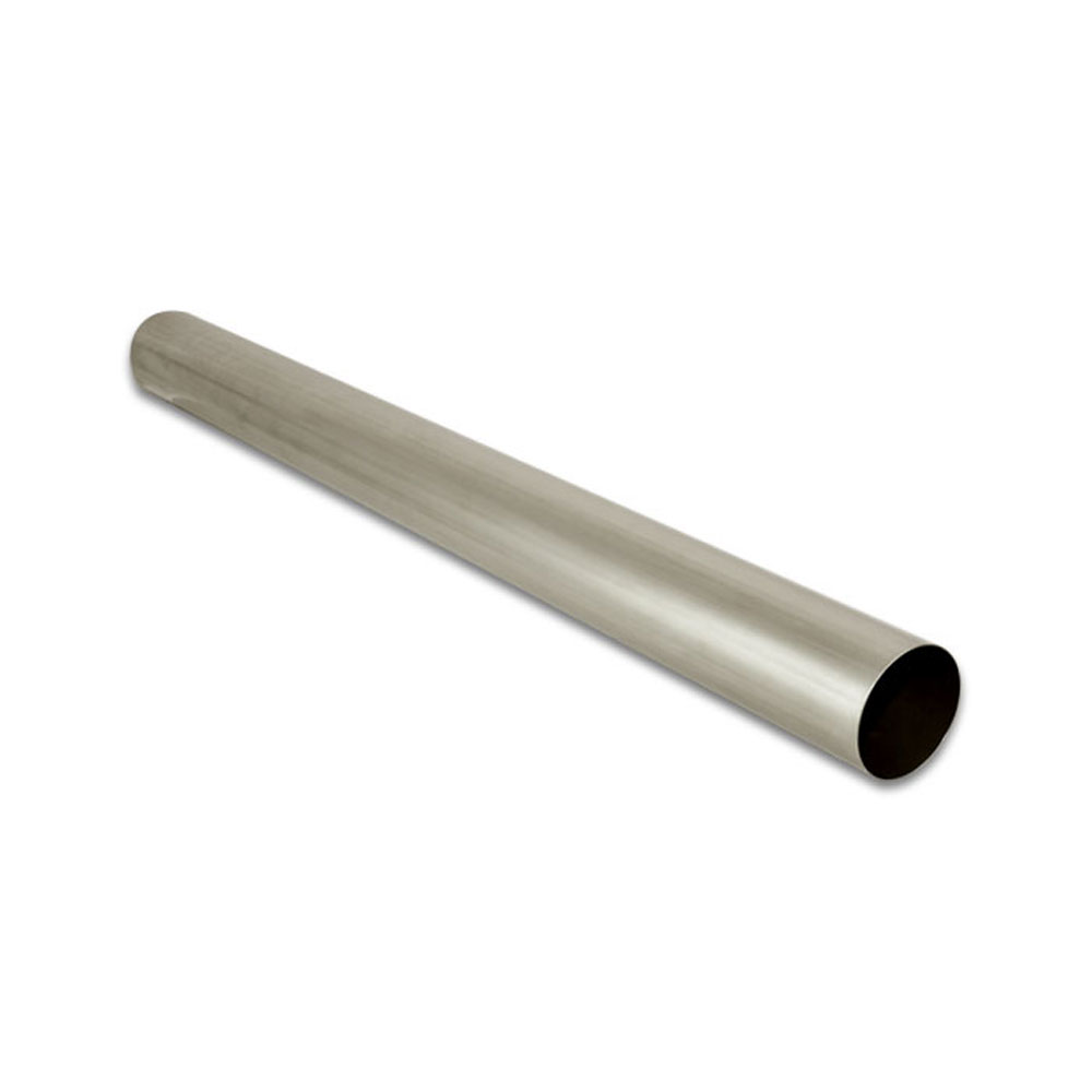 Vibrant Performance Exhaust Pipe 13372; 1.000 mm 2.500 in. Straight Natural Titanium 