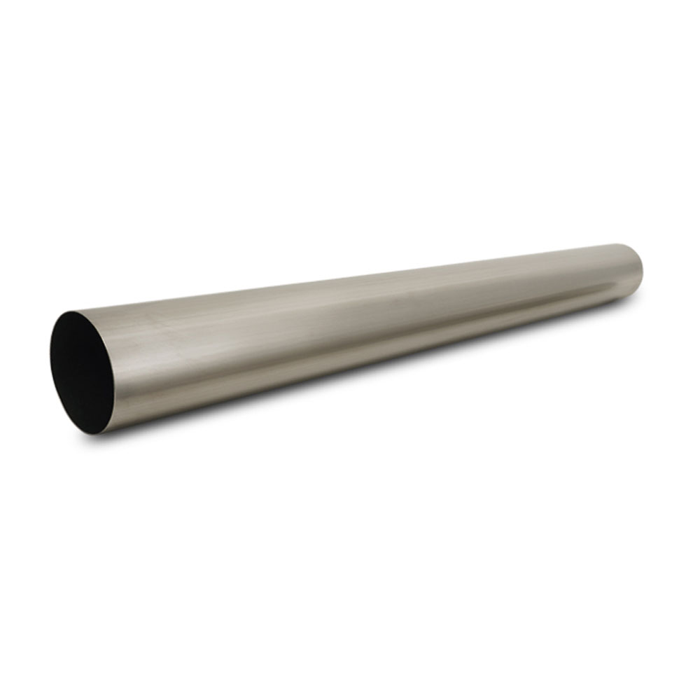 Vibrant Performance Exhaust Pipe 13374; 1.000 mm 3.000 in. Straight Natural Titanium 