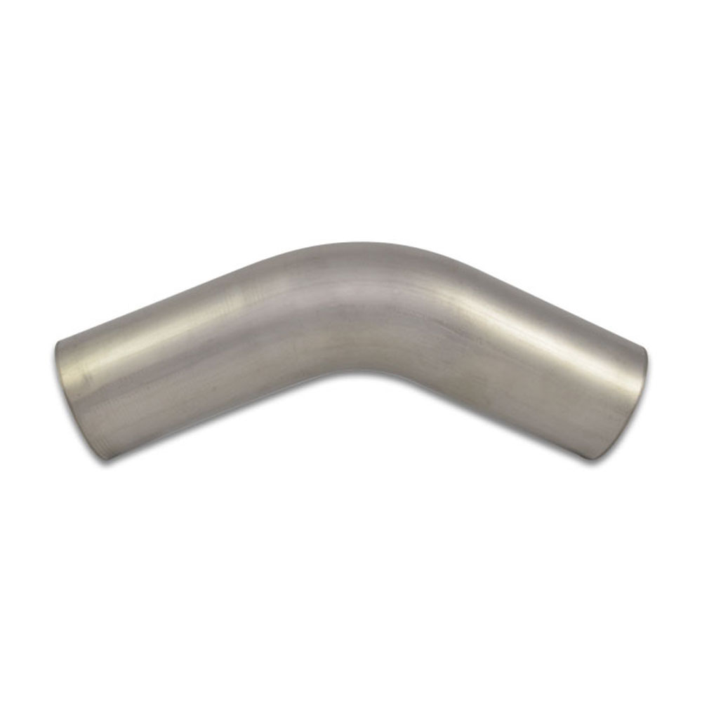 Vibrant Performance Exhaust Pipe 13452; Mandrel Bend 0.047 in. 2.500 in. 45 deg. Natural Titanium 