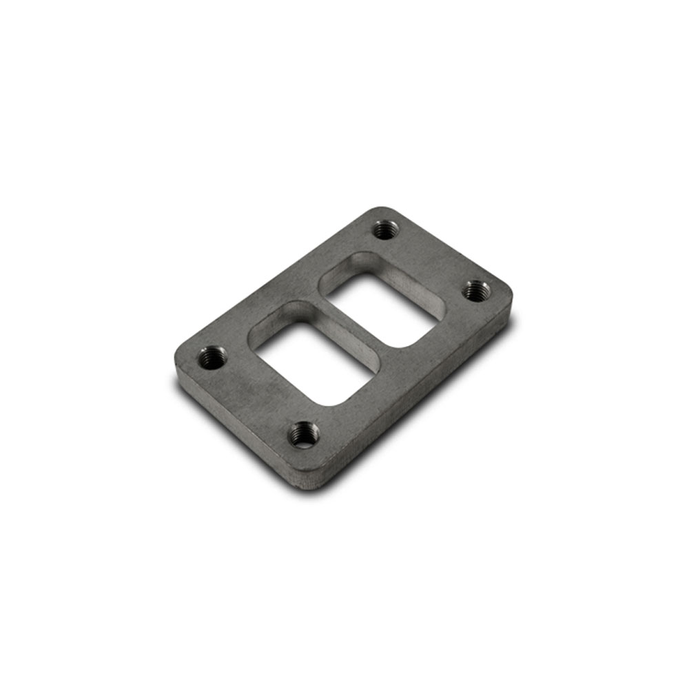 Vibrant Performance Turbocharger Flange 14450; Divided Mild Steel Garrett GT3271, T3 Turbine Inlet 
