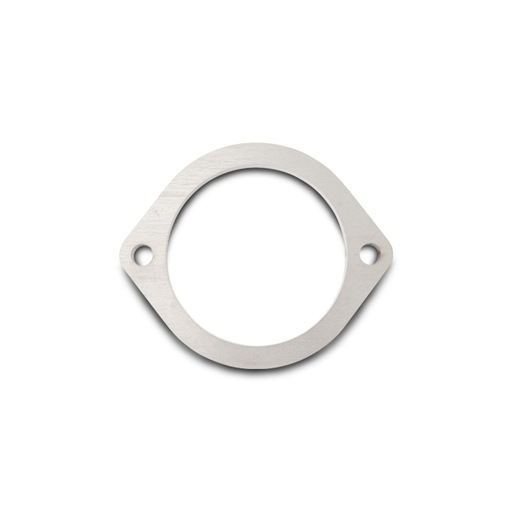 Vibrant Performance Exhaust Flange 1473; Round 3.000 in. 3.000 in. 2 Bolt Natural Stainless Steel 