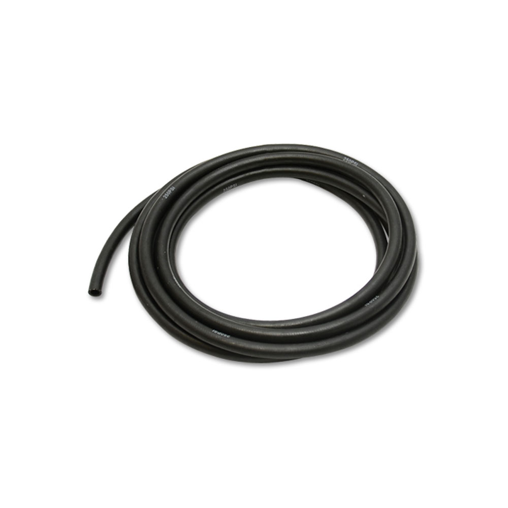Vibrant Performance Fuel Hose 16314; -04 AN 10 ft. Black Push Lock 