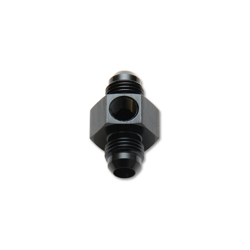 Vibrant Performance AN Fitting 16476; AN to AN Union AN to AN Union Black -06AN Male Straight -06AN Male 