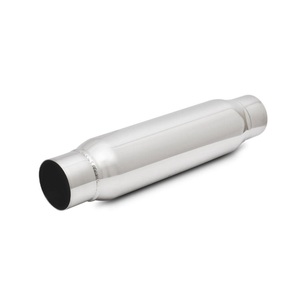 Vibrant Performance Exhaust Resonator 1795; Bottle Style Stainless Steel 3.000 in. Center 3.000 in. Center 