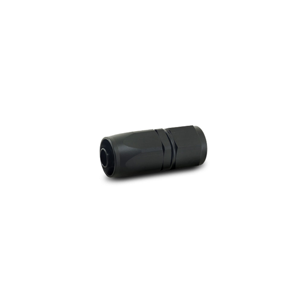 Vibrant Performance Fuel Hose Fitting 21006; Swivel Hose End Black Anodized -06AN Straight -06AN Female 